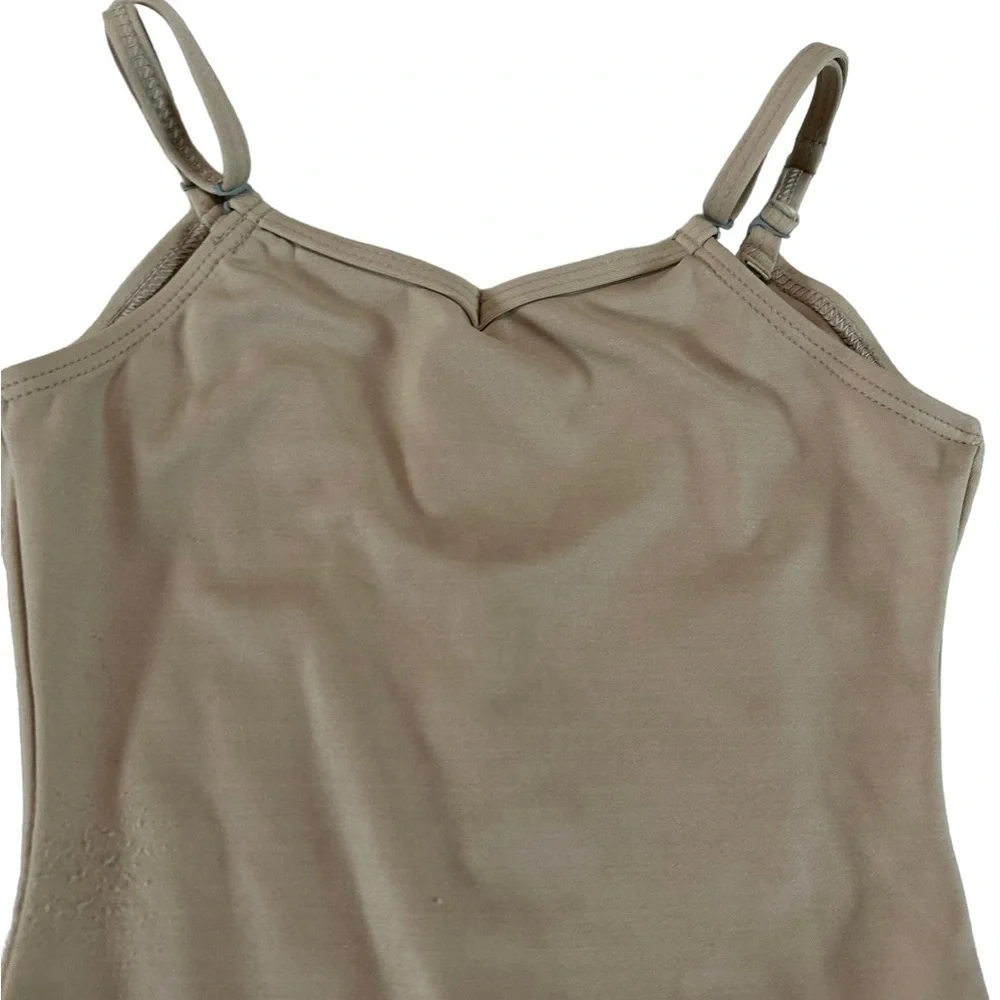 Capezio Nude Leotard Bodysuit Size Medium